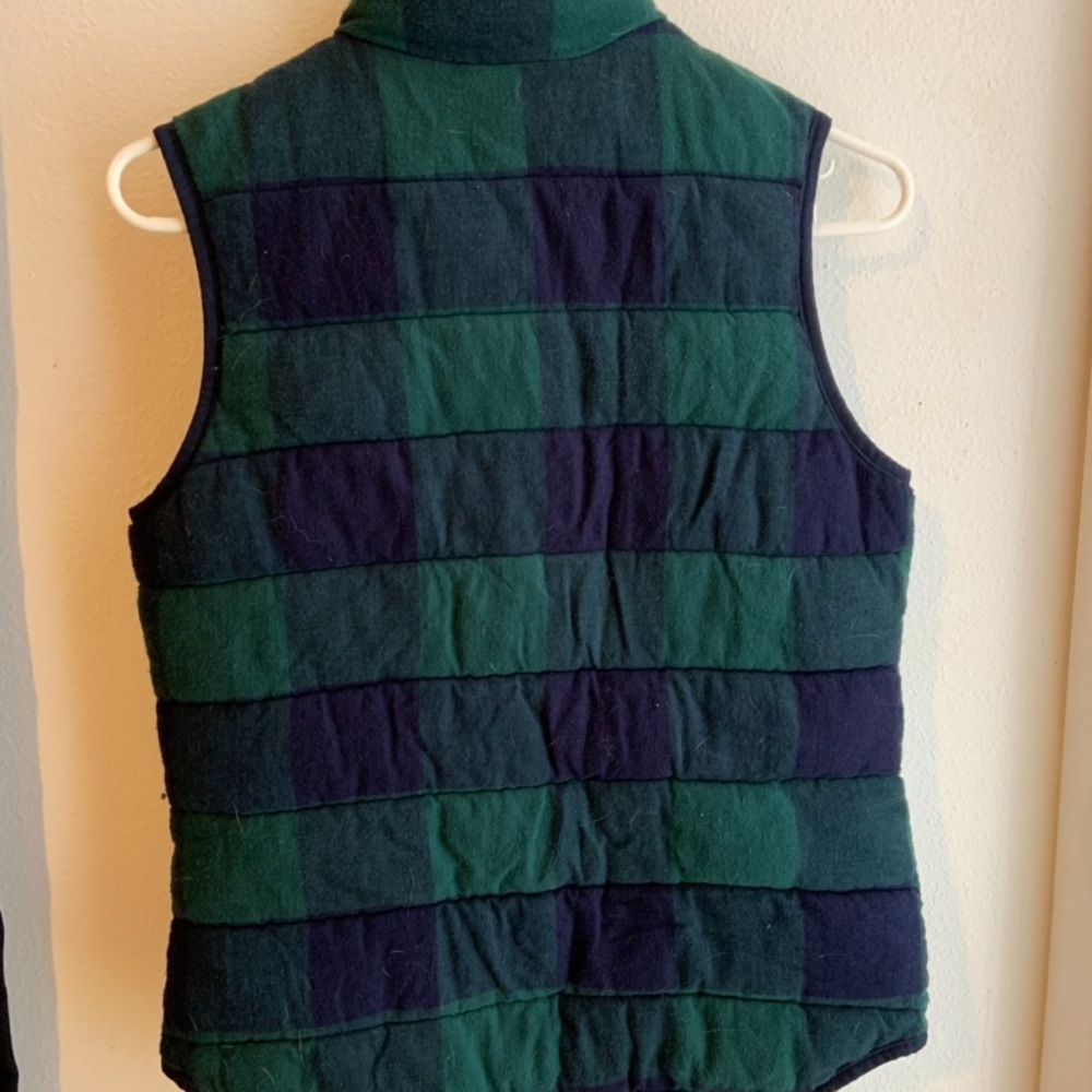 Forest Green and Navy Puffer Vest